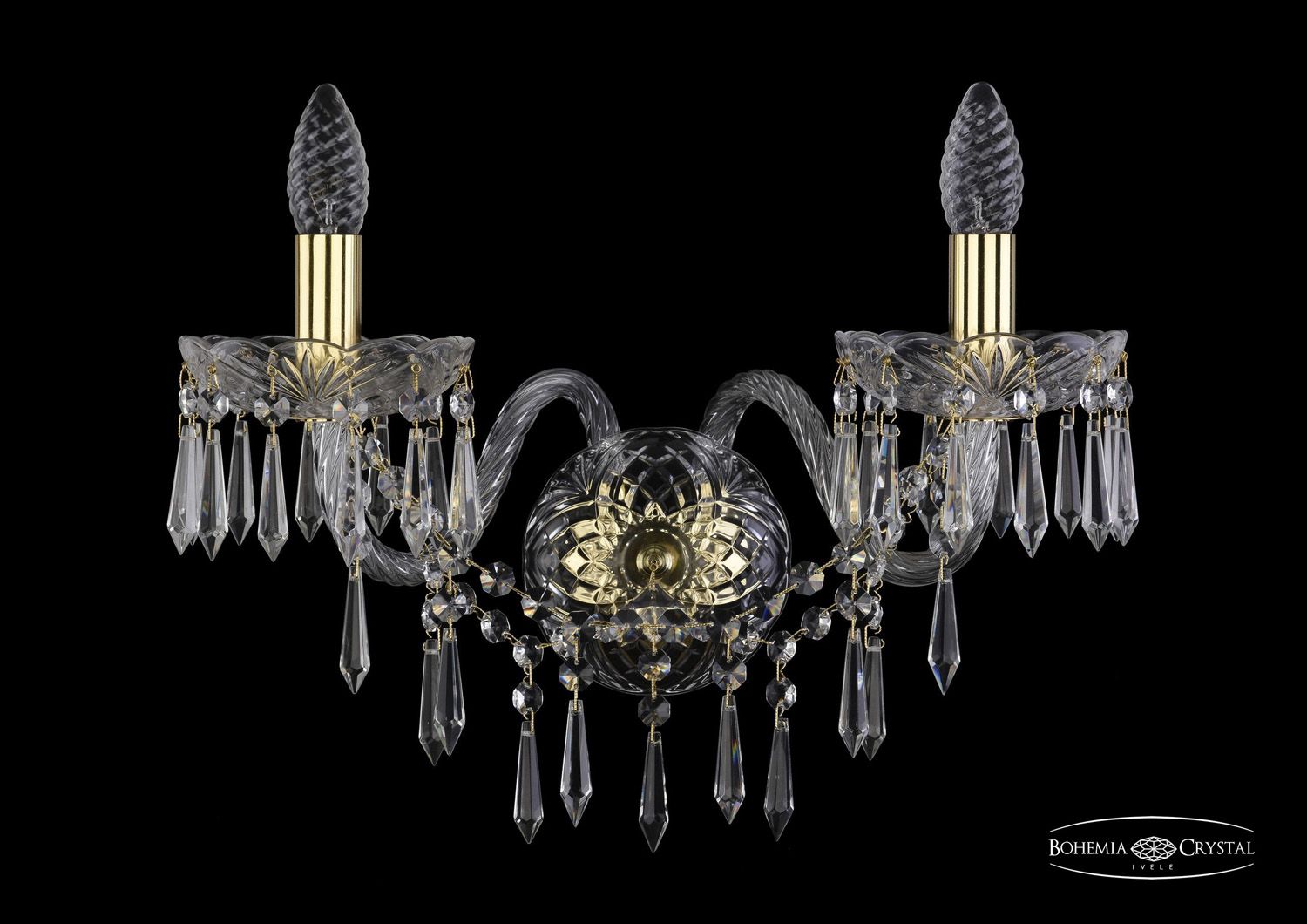 Бра Bohemia Ivele 1403B/2/195/XL G_BI