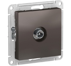 ТВ-розетка встраиваемая проходная (мокко) Systeme Electric ATN000691