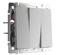 Выключатель трехклавишный Werkel a050876_WR