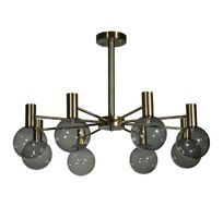 Потолочная люстра Loft IT на штанге Tiara 10045/8 Gold_LF