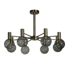 Потолочная люстра Loft IT на штанге Tiara 10045/8 Gold_LF