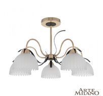 Потолочная люстра Arte Milano Napoli 327306/5 FG+BK