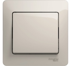 Выключатель встраиваемый одноклавишный (молочный) Systeme Electric GSL000912