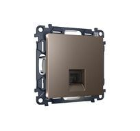 Розетка компьютерная Ambrella Volt ALFA RJ-45(8P8C) CAT6 с защитной шторкой QUANT MA642010_AMB