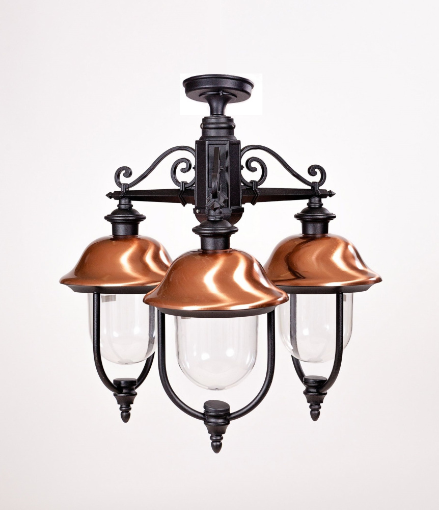 Потолочный светильник уличный IP44 Oasis Light 84370cA/3 Bl_OL