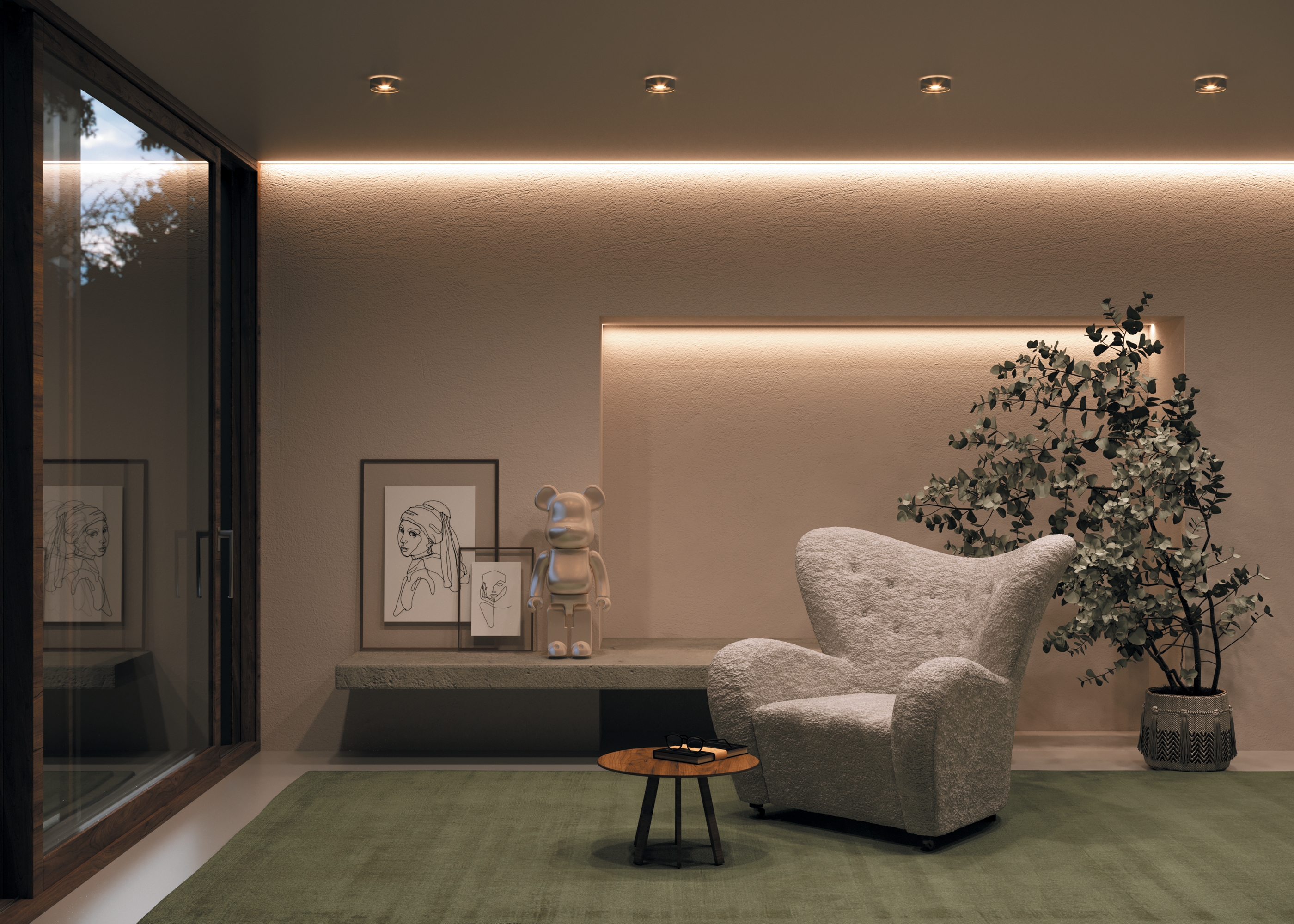 Светодиодная лента Maytoni 24В 2835 20Вт/м 4000К 5м IP20 201112_MY