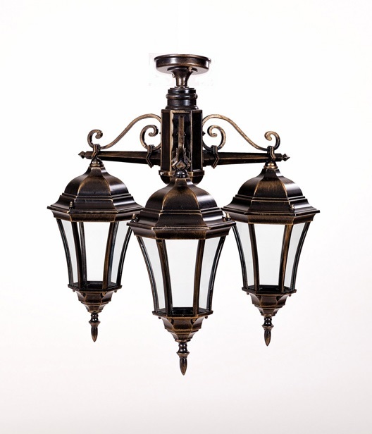 Потолочный светильник уличный IP44 Oasis Light 91370SA/3 Gb_OL