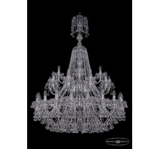 Хрустальная люстра Bohemia Ivele 1409/20+10+5/400/XL-152/2d Ni_BI