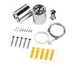 Комплект вертикального крепежа двойной к силикон профилю 4428хх (D28) Lightstrar Profiled 442891_LS