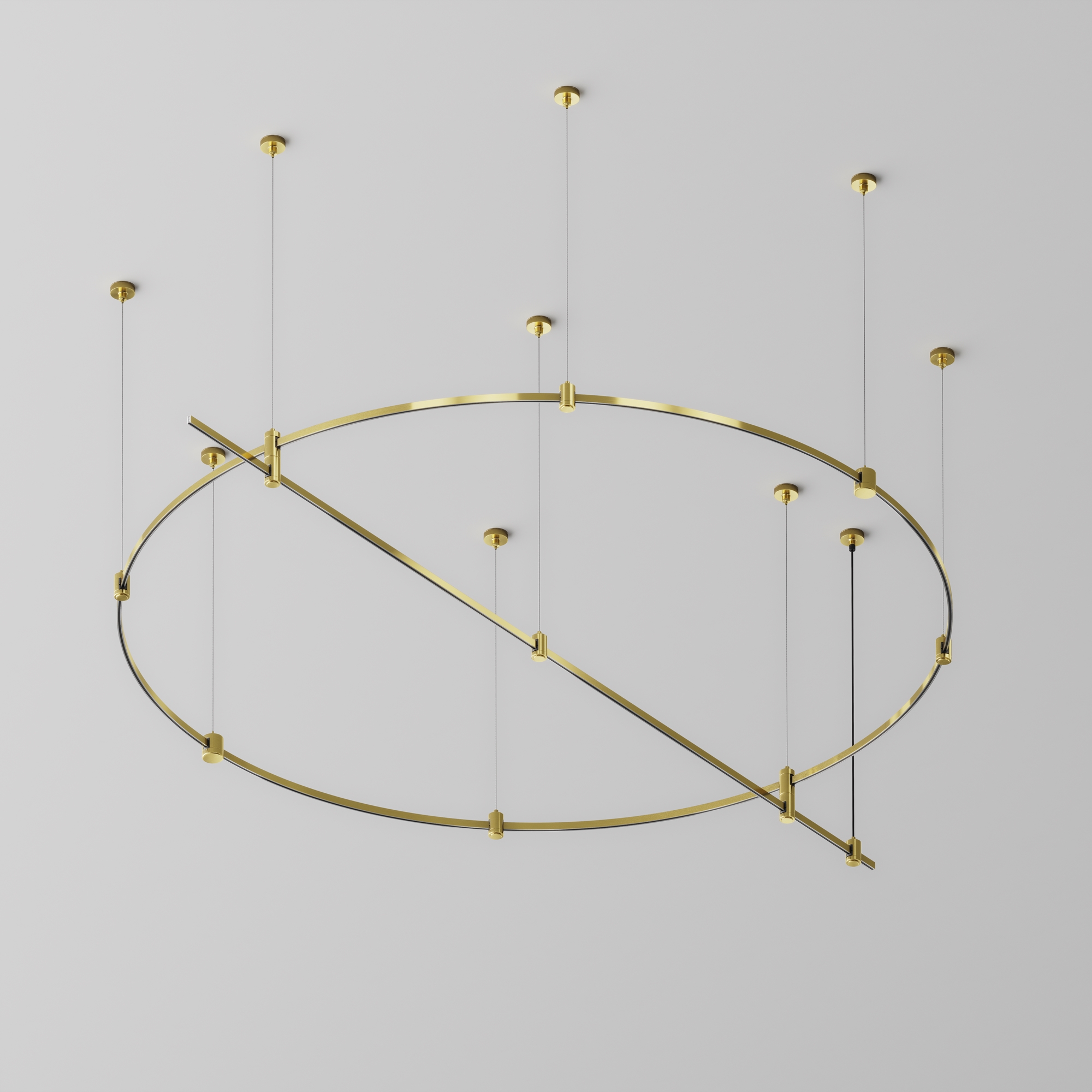 Шинопровод накладной/подвесной Maytoni Busbar trunkings Flarity TRX154-2SR-D1500-BS_MY