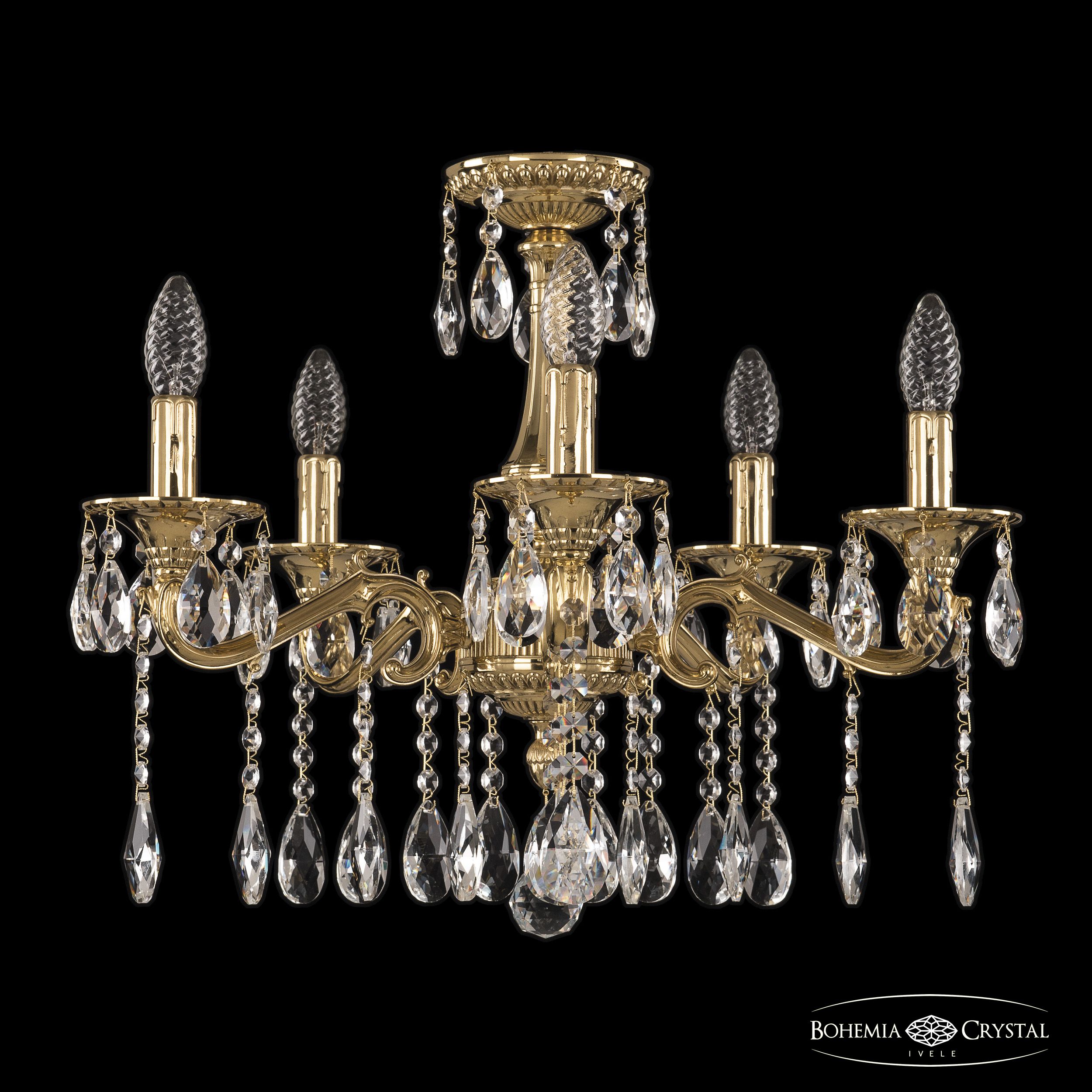 

Хрустальная люстра Bohemia Ivele 73102/5/175 A G, 73102/5/175 A G