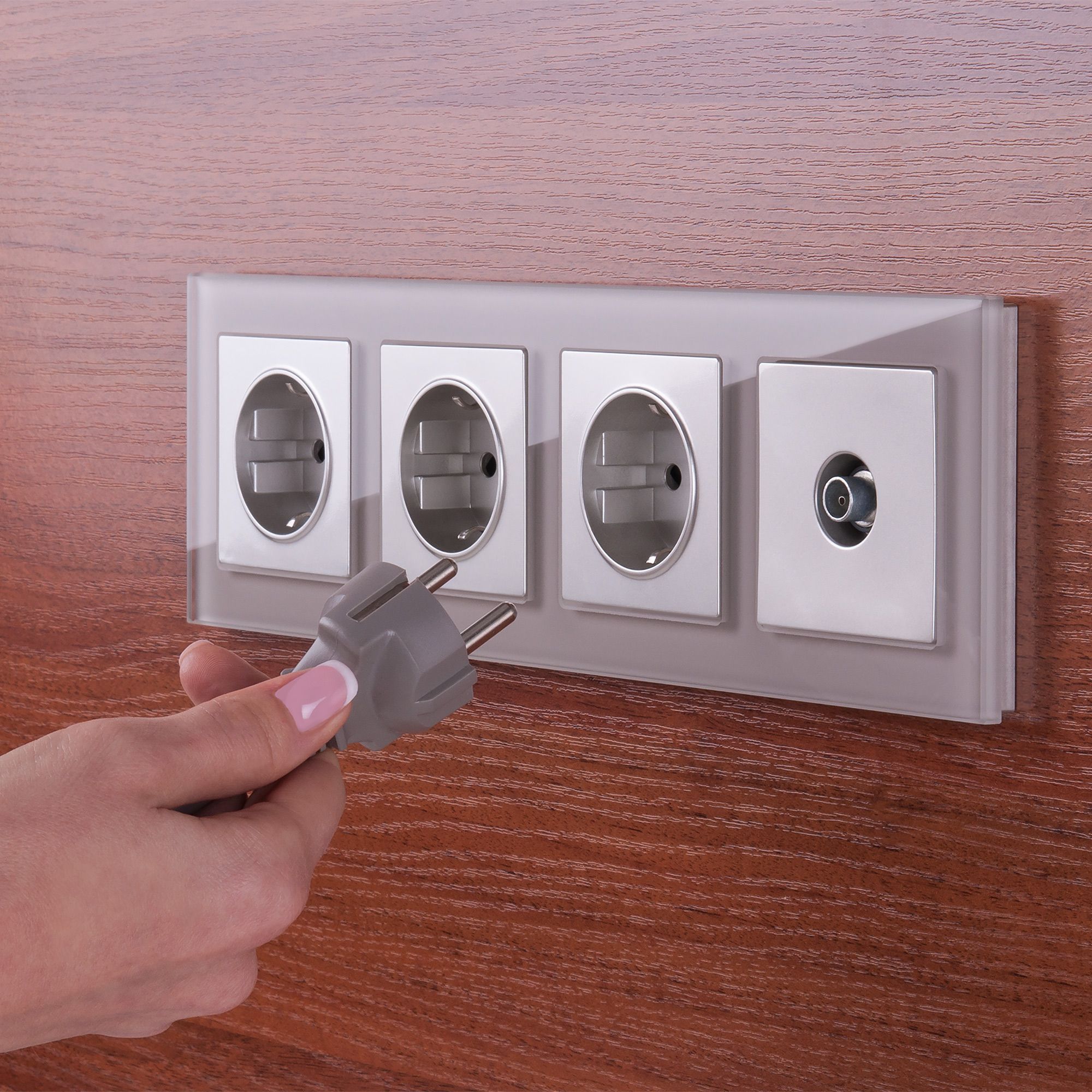 ТВ-розетка проходная Werkel a051517_WR