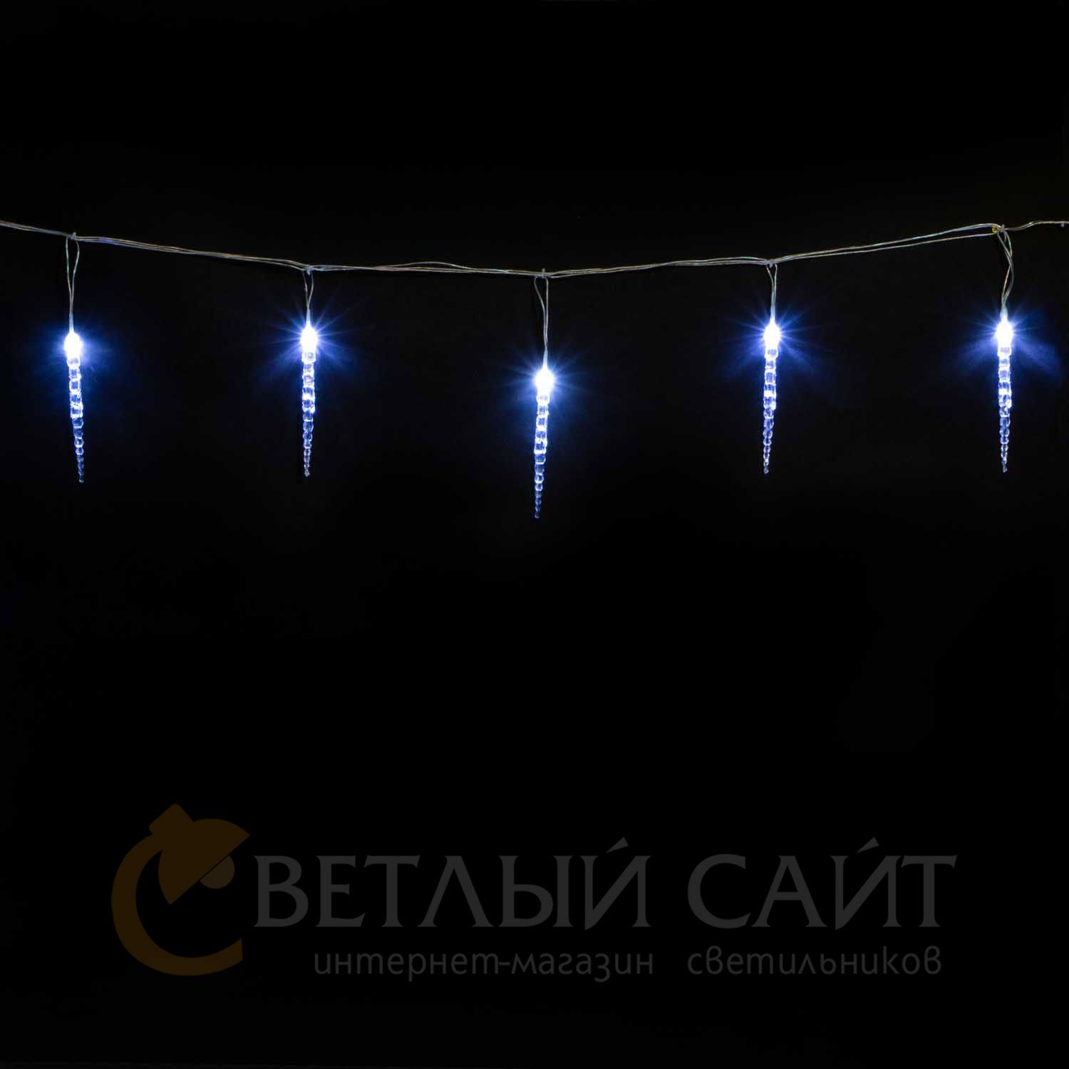 

Гирлянда Сосульки 4м Белые 16см 24В, 16LED, Провод Прозрачный ПВХ, IP54 15-032, 15-032