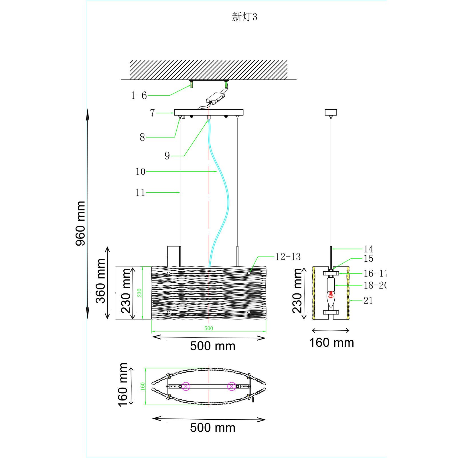 Подвесной светильник Lucia Tucci RUMBA RUMBA 1054.2 chrome