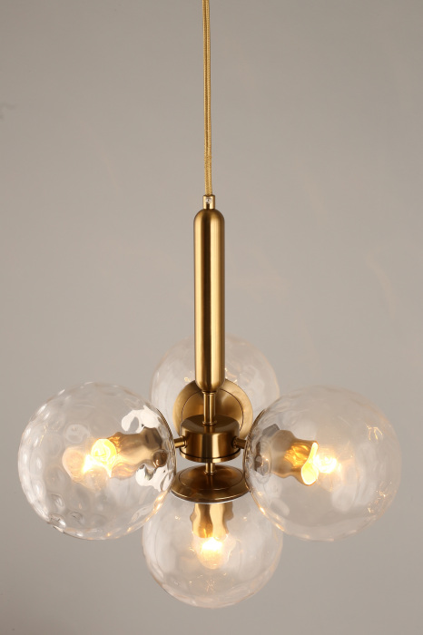 Подвесная люстра для гостиной со стеклянными плафонами Aployt APL.728.06.04