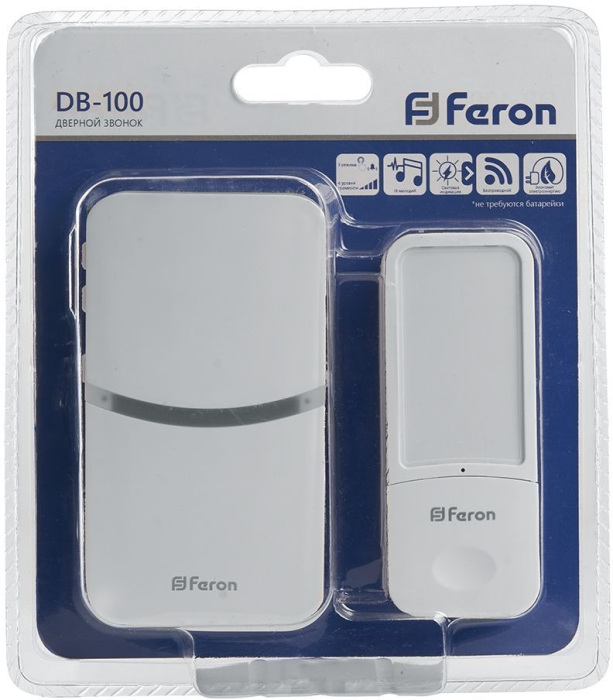 Звонок дверной Электрический мелодий 220V IP44 Feron 41437_FR