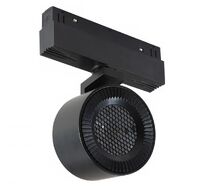 Поворотный магнитный трековый светильник iLedex VISION 4822-010-D82-12W-38DG-3000K BK (WALL WASHER)_IX