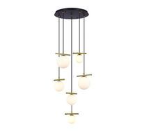 Подвесной светильник iLamp Golden 2134-6D BR+MBK_IP
