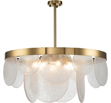 Люстра потолочная на штанге (12018/8R Brass) Indigo V000013