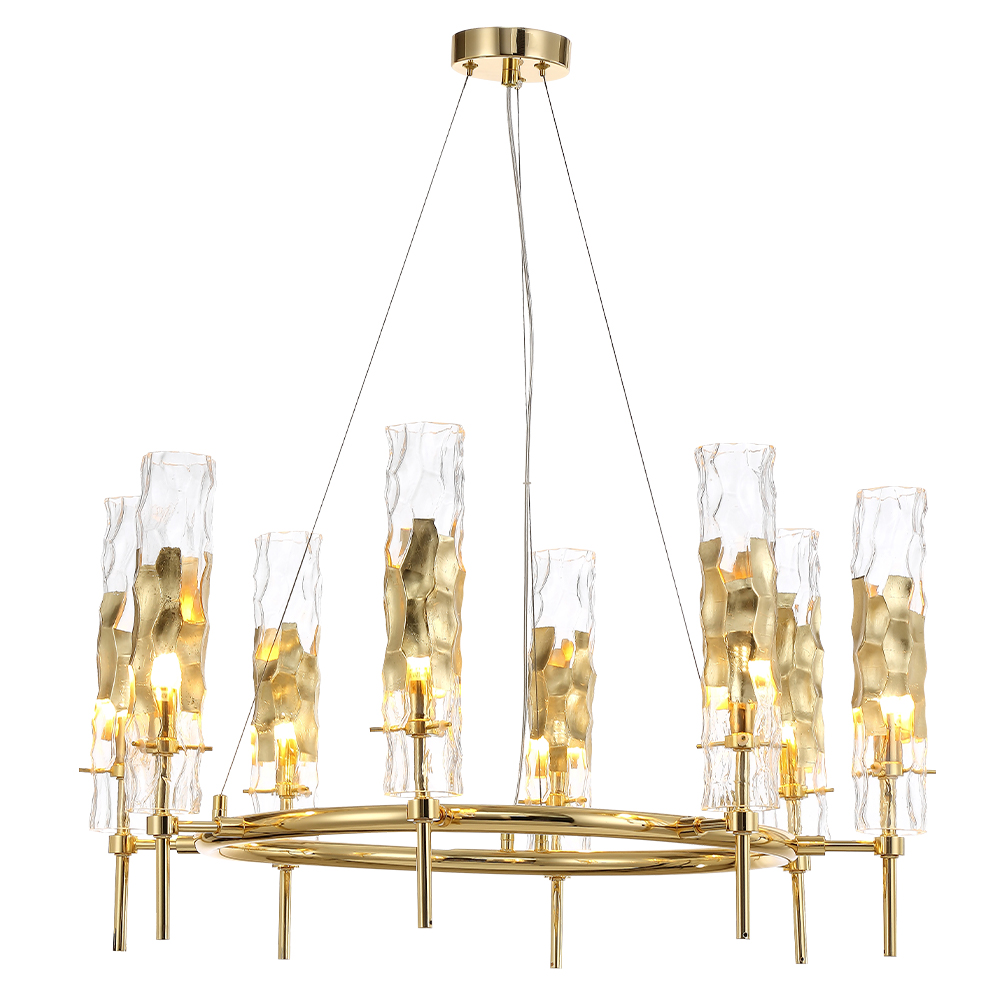 Подвесная люстра Crystallux PRIMAVERA PRIMAVERA SP8 GOLD_CR