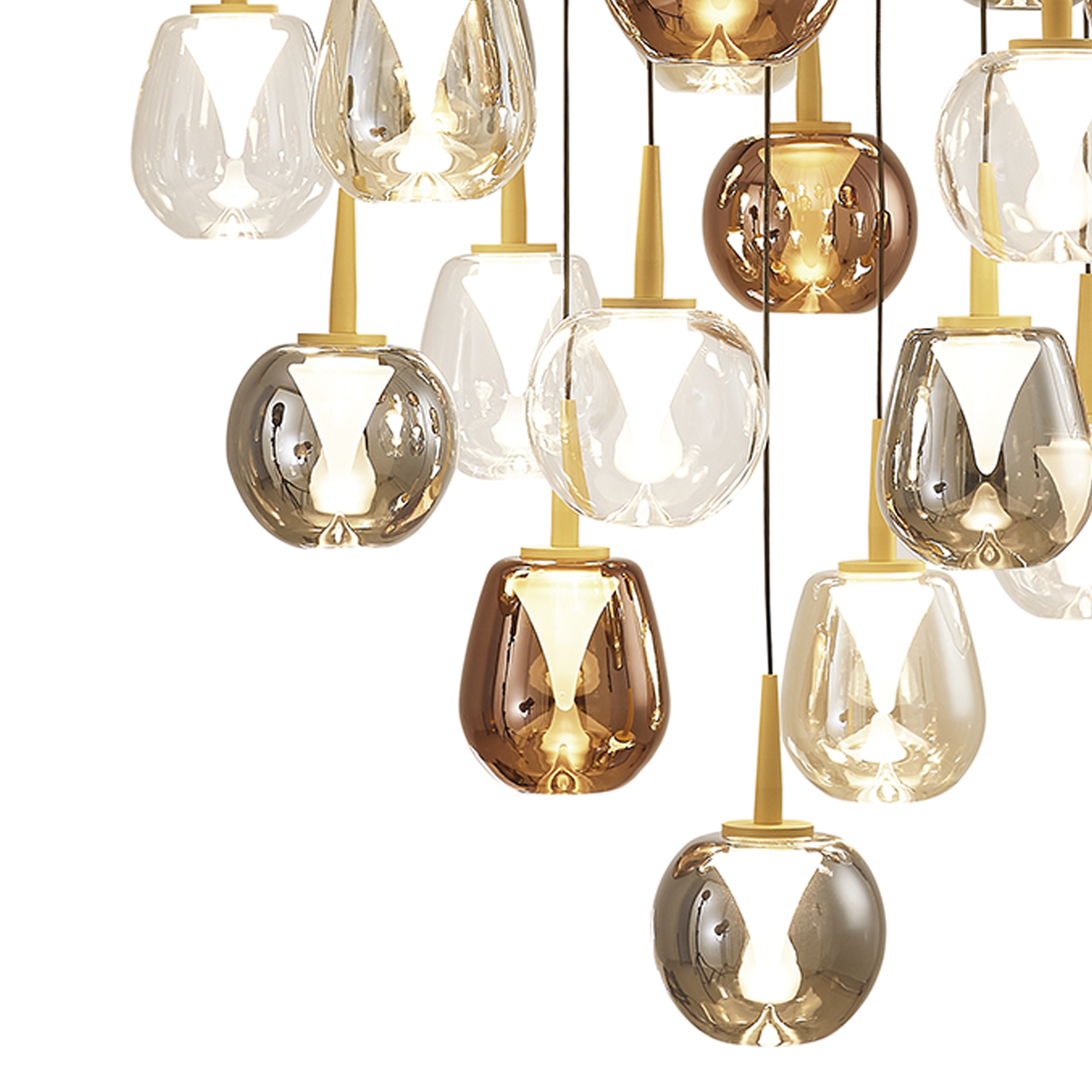 Подвесная люстра MANTRA ANDROMEDA 8937+24PL_MN