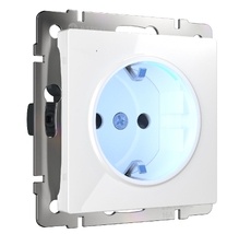 Розетка с заземлением и подсветкой Werkel WL01-10-03 a051125_WR