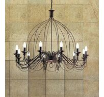 Подвесная люстра Ideallux CORTE SP12 RUGGINE_IL