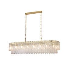 Подвесная люстра Newport DAISY 8370/140 C oval brass_NP