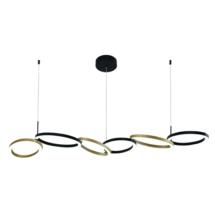 Подвесной светильник Anello V000215L (14034/C/6P Black) Indigo V000215L