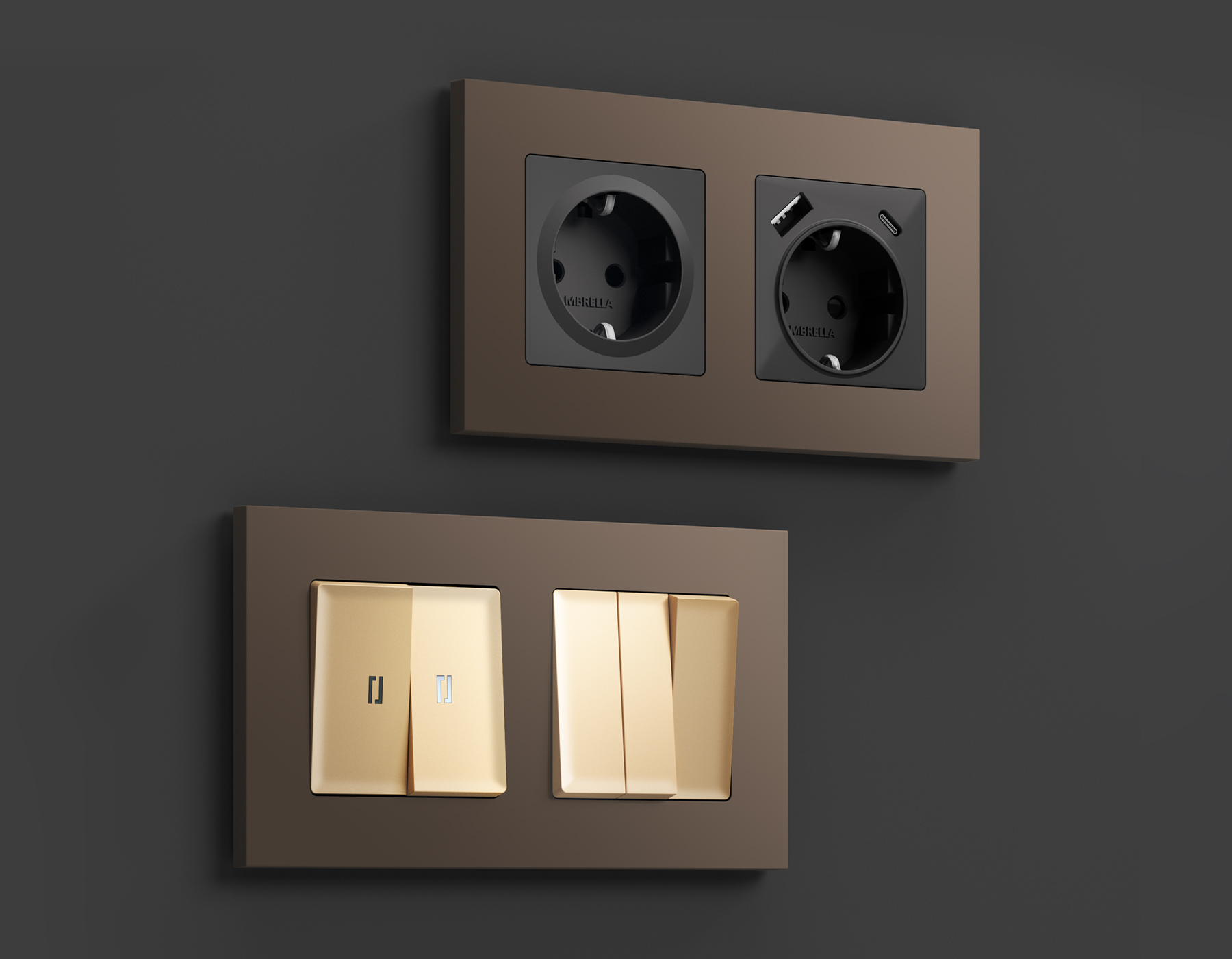 Рамка Ambrella Volt ALFA Qubi AF250631_AMB