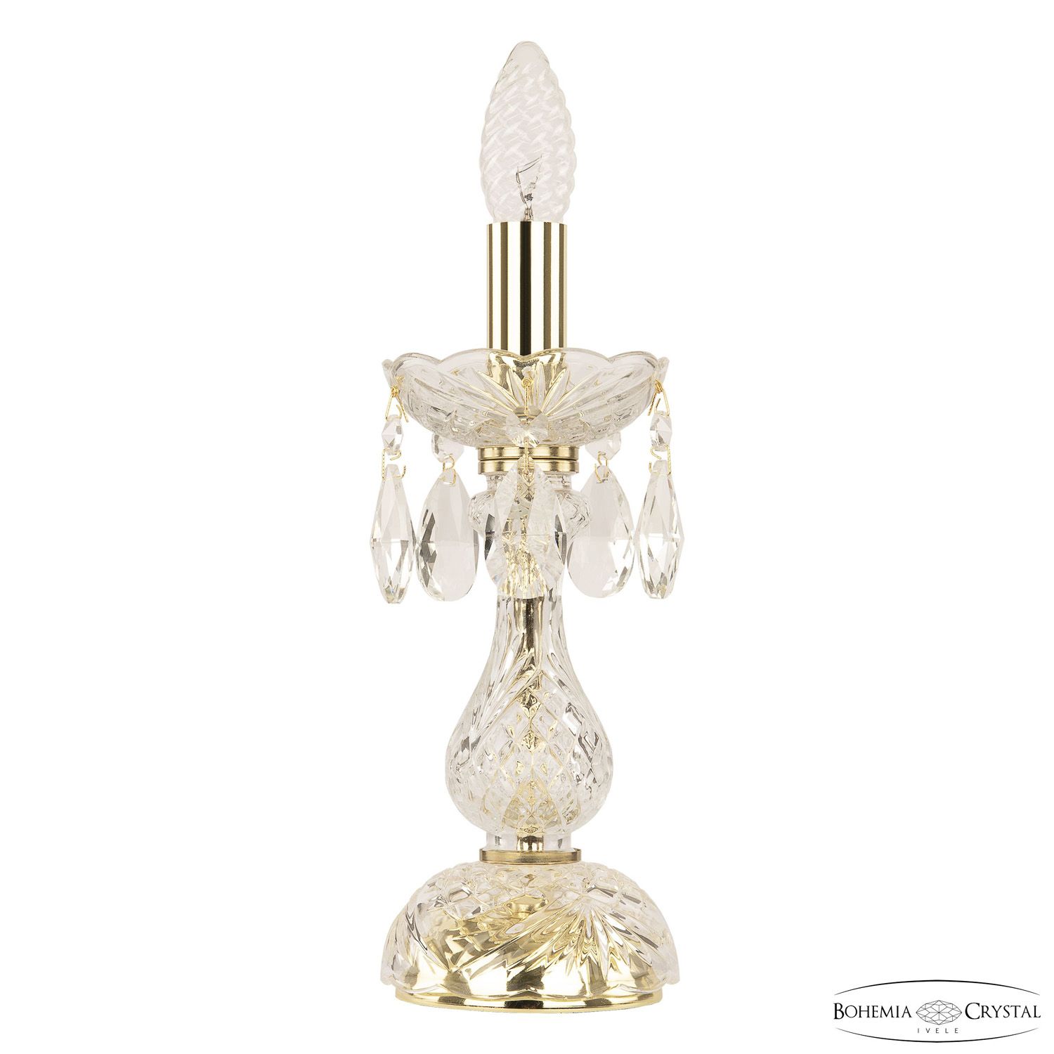 Настольная лампа Bohemia Ivele Crystal 107L/1-27 G_BI