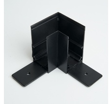 Соединитель угловой для низковольтного накладного шинопровода, черный Feron 41977_FR