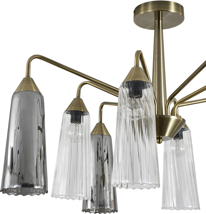 Потолочная люстра на штанге (13028/8R Brass) Indigo V000510