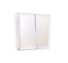 Лицевая панель для 2-клавишных выключателей QUANT Ambrella Volt ALFA AP2030_AMB