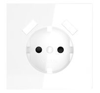 Накладка для розетки Voltum с заземлением и защитными шторками с USB A+A S70 VLS000901