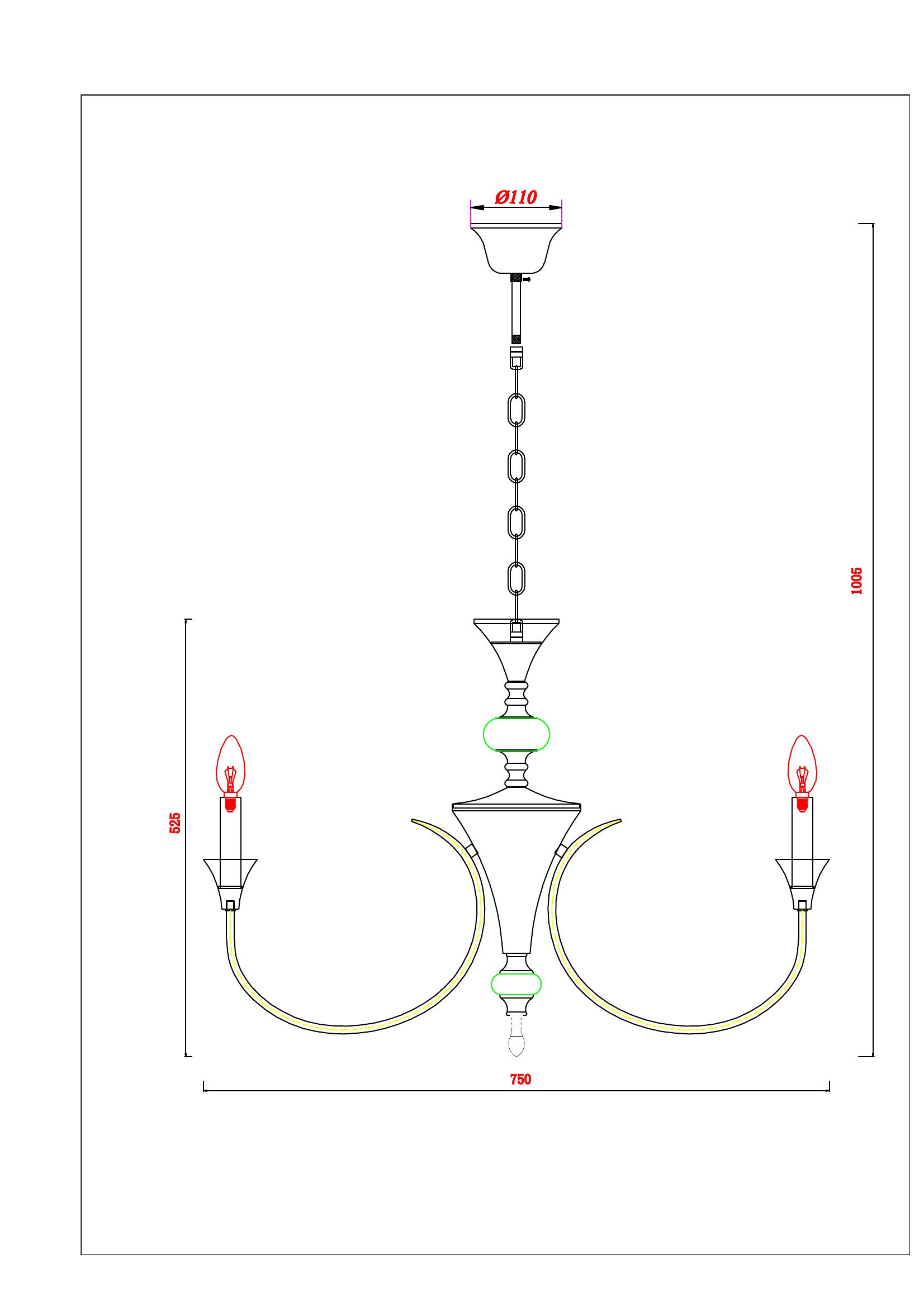 Подвесная люстра Arte Lamp COLLINETTA A4094LM-8PB