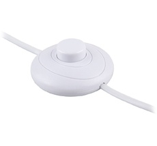 Сетевой шнур (с ножным выключателем) белый, DM106 29844 Feron 29844_FR