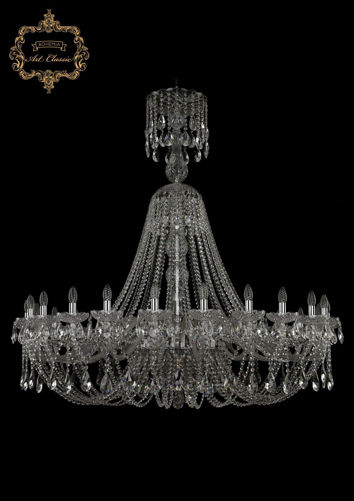 Хрустальная люстра Bohemia Art Classic 11.21.24.530.XL-151.Cr.Sp_BI