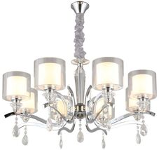 Подвесная люстра хрусталь Omnilux OML-70903-08