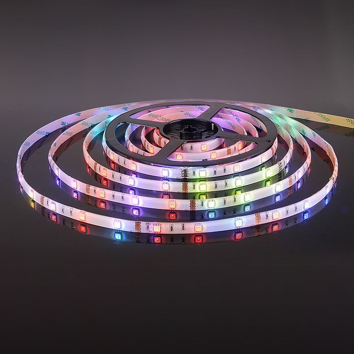 Лента светодиодная 12V 14,4W 60Led 5050 IP20 RGB, 5м a034874_ES