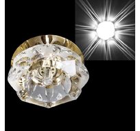 Точечный светильник круглый Sneha 7286/H G9 GD+WT_SN