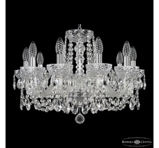 Хрустальная люстра Bohemia Ivele Crystal 5402/10/195 Ni Clear/M-1F_BI