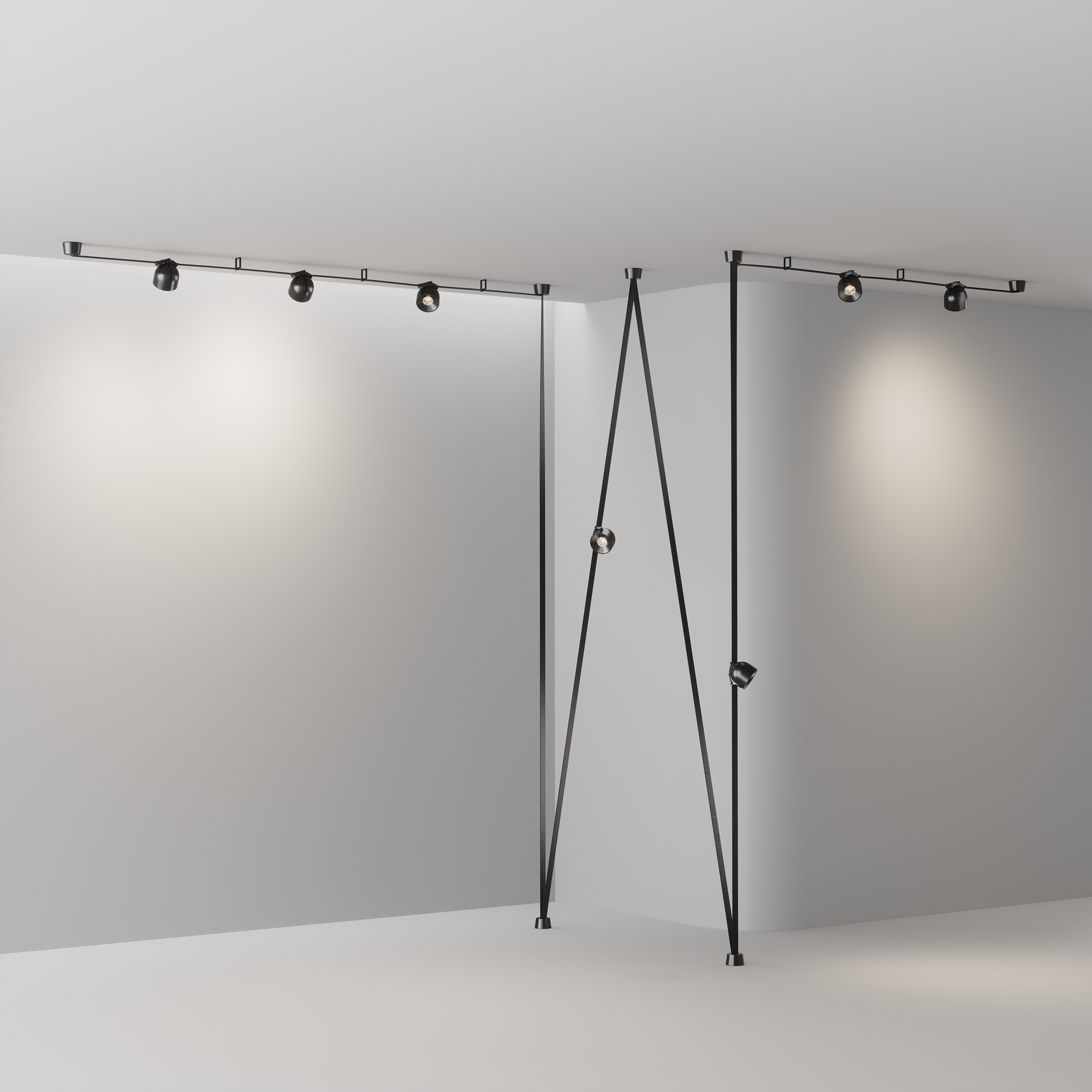 Комплект текстильной подвесной системы Maytoni TFC-Par-CF04-GR_MY