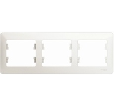 Рамка на 3 поста (перламутровый) Systeme Electric GSL000603