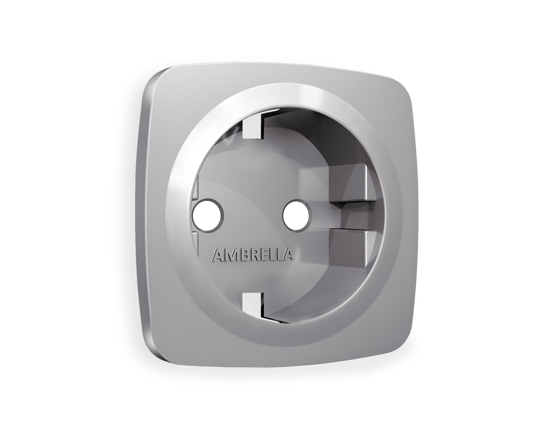 Лицевая панель для электрической розетки с заземлением QUANT Ambrella Volt OMEGA OP5060_AMB