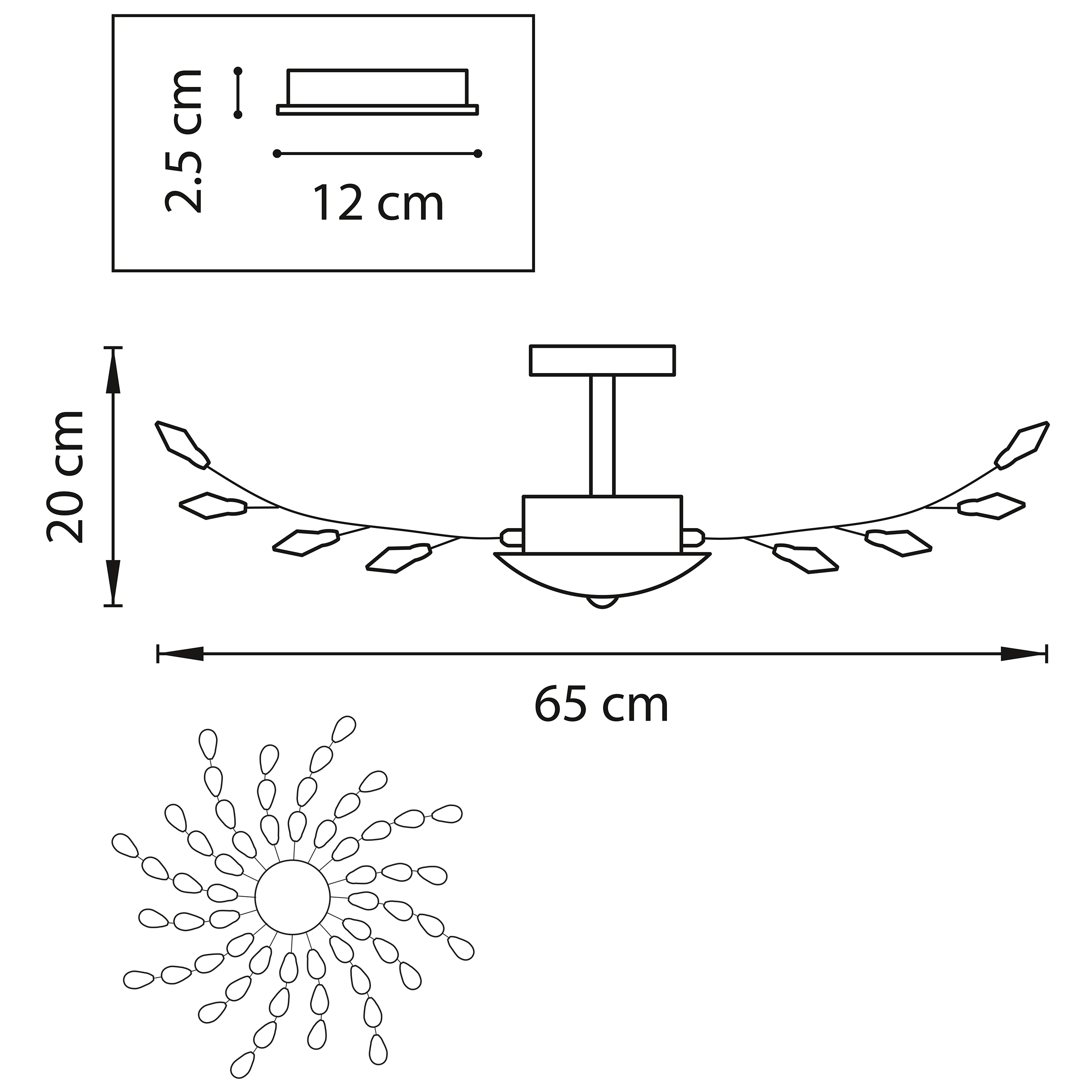 Потолочная люстра LightStar Isabelle 791182_LS