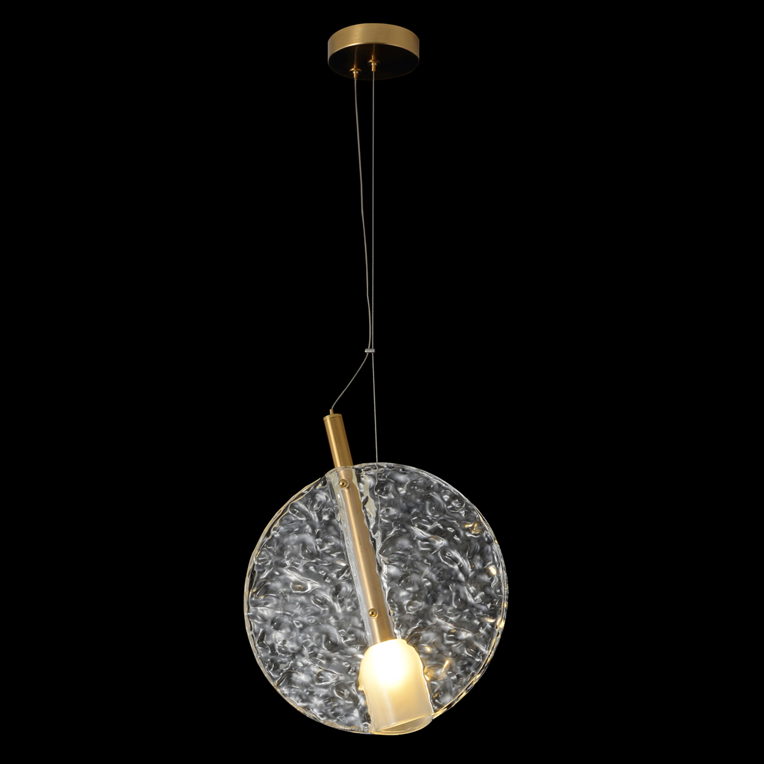 Подвесной светильник Crystal Lux FROZEN SP1 BRASS_CR