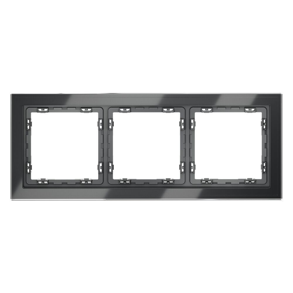 Рамка стеклянная VOLTUM S70 на 3 поста VLS110307