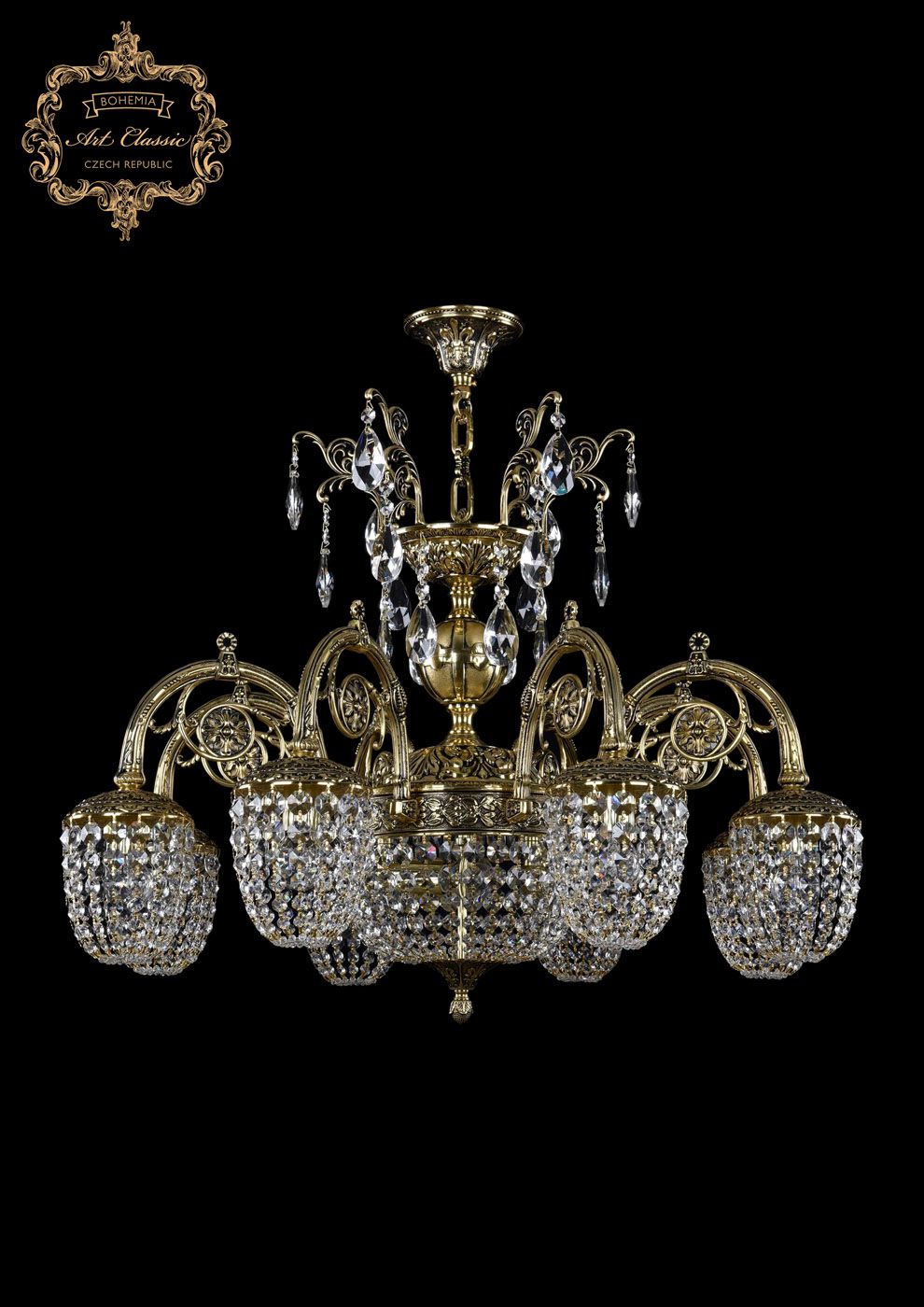 

Хрустальная люстра Bohemia Art Classic 31.23.8.KR210SP.250IT.GB.Sp, 31.23.8.KR210SP.250IT.GB.Sp