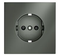 Накладка для розетки Voltum с заземлением и защитными шторками S70 VLS000706